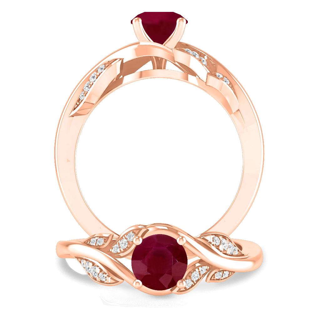 Rose Gold - Ruby