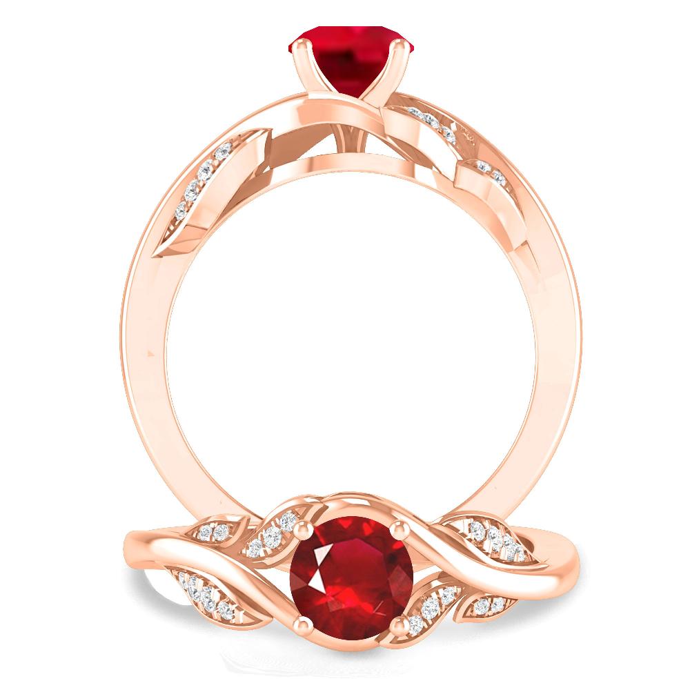 Rose Gold - Ruby