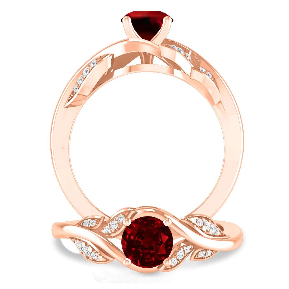 Rose Gold - Ruby