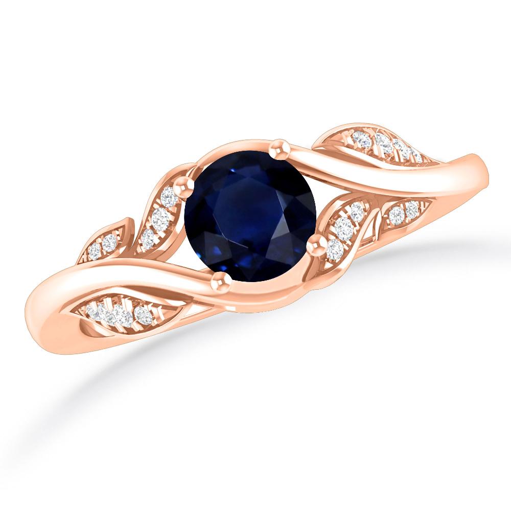 Rose Gold - Sapphire