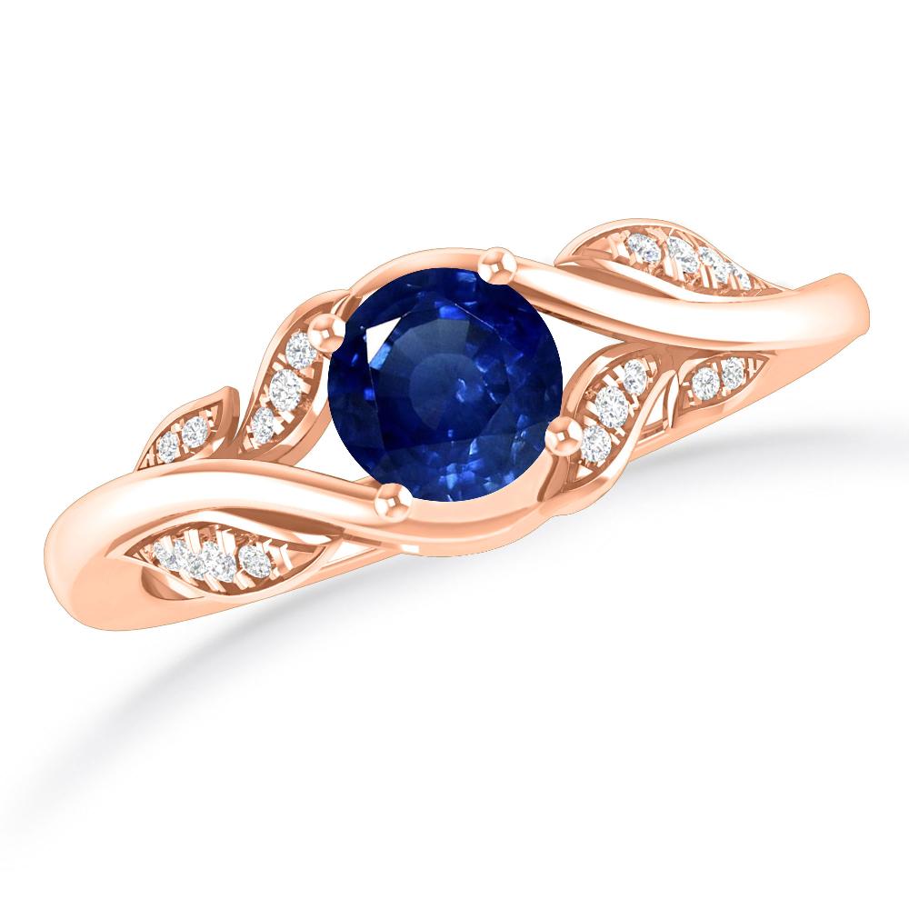 Rose Gold - Sapphire