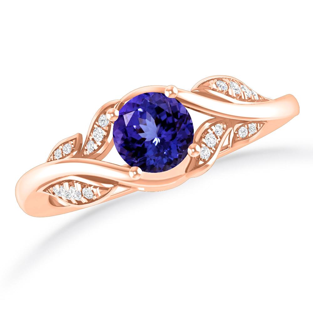 Rose Gold - Tanzanite