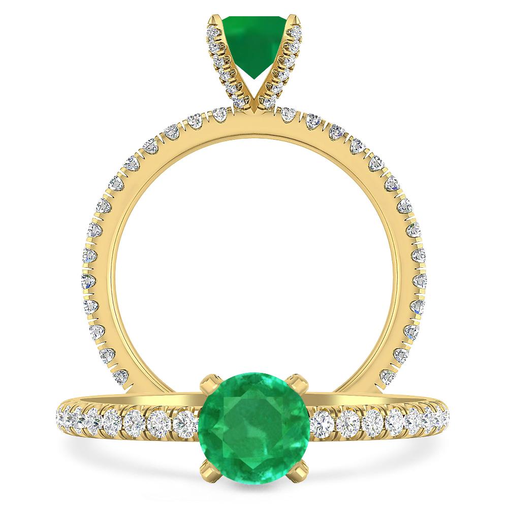 Yellow Gold - Emerald