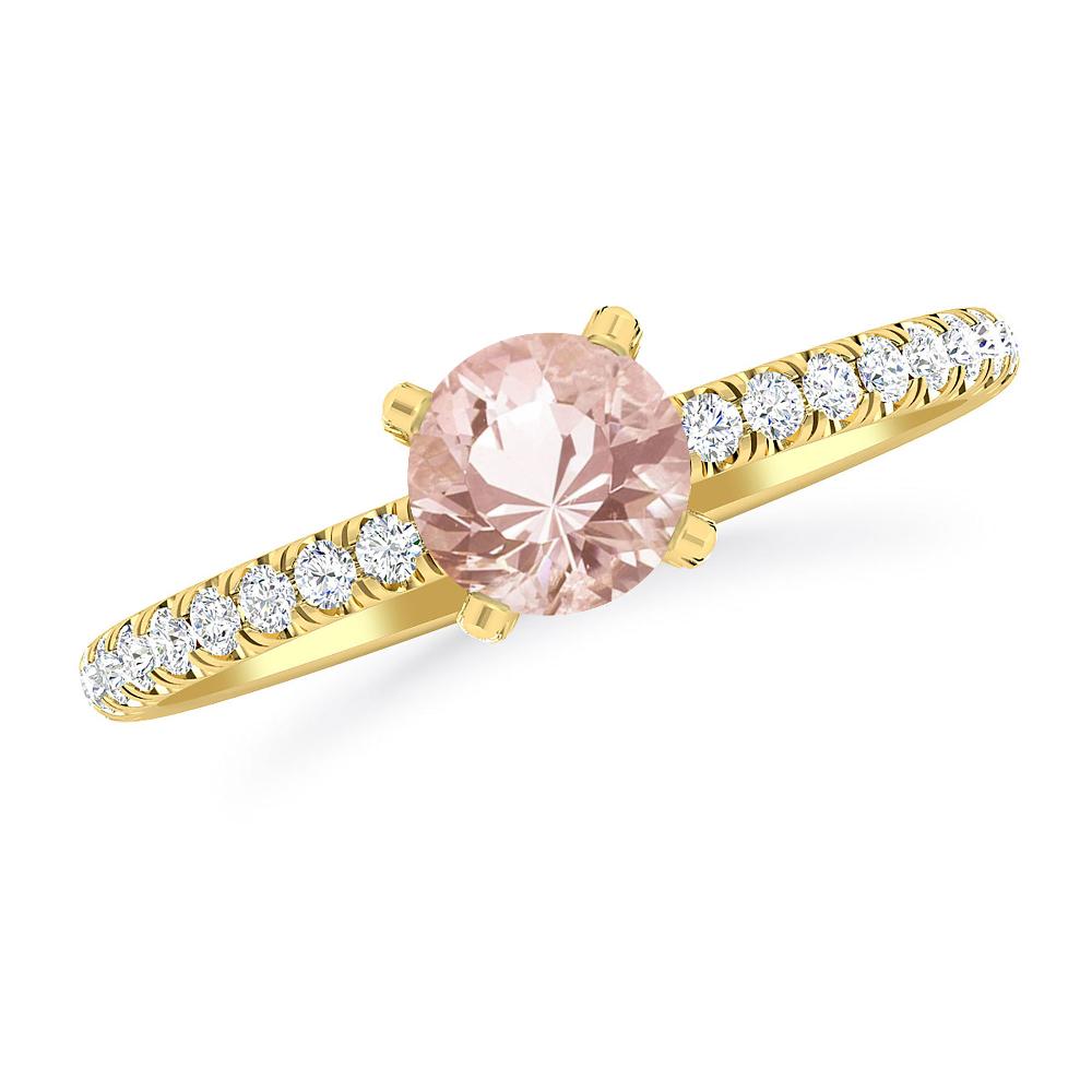 Yellow Gold - Morganite