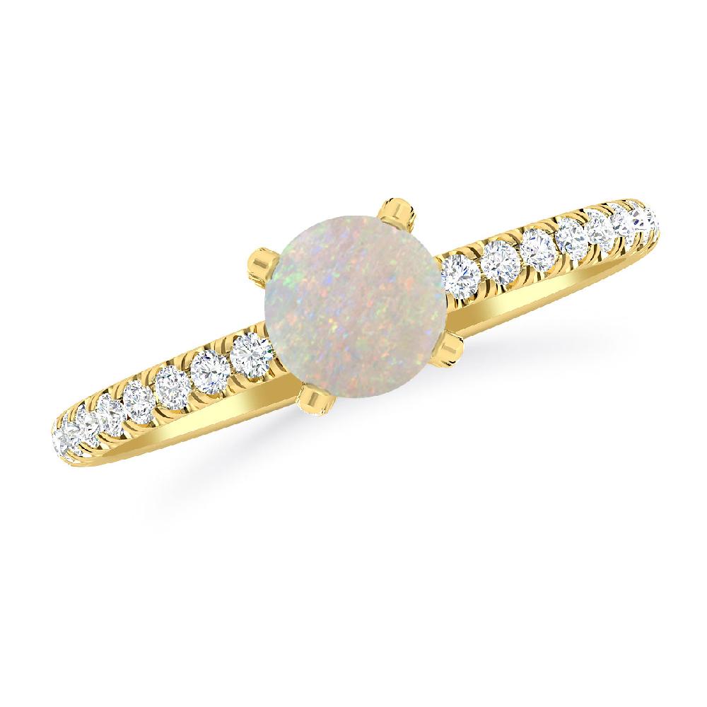 Yellow Gold - Opal