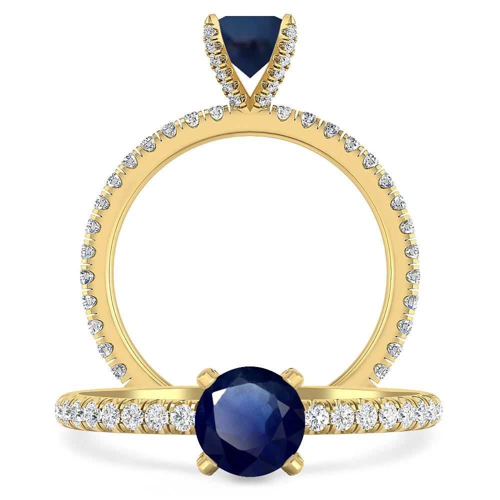 Yellow Gold - Sapphire