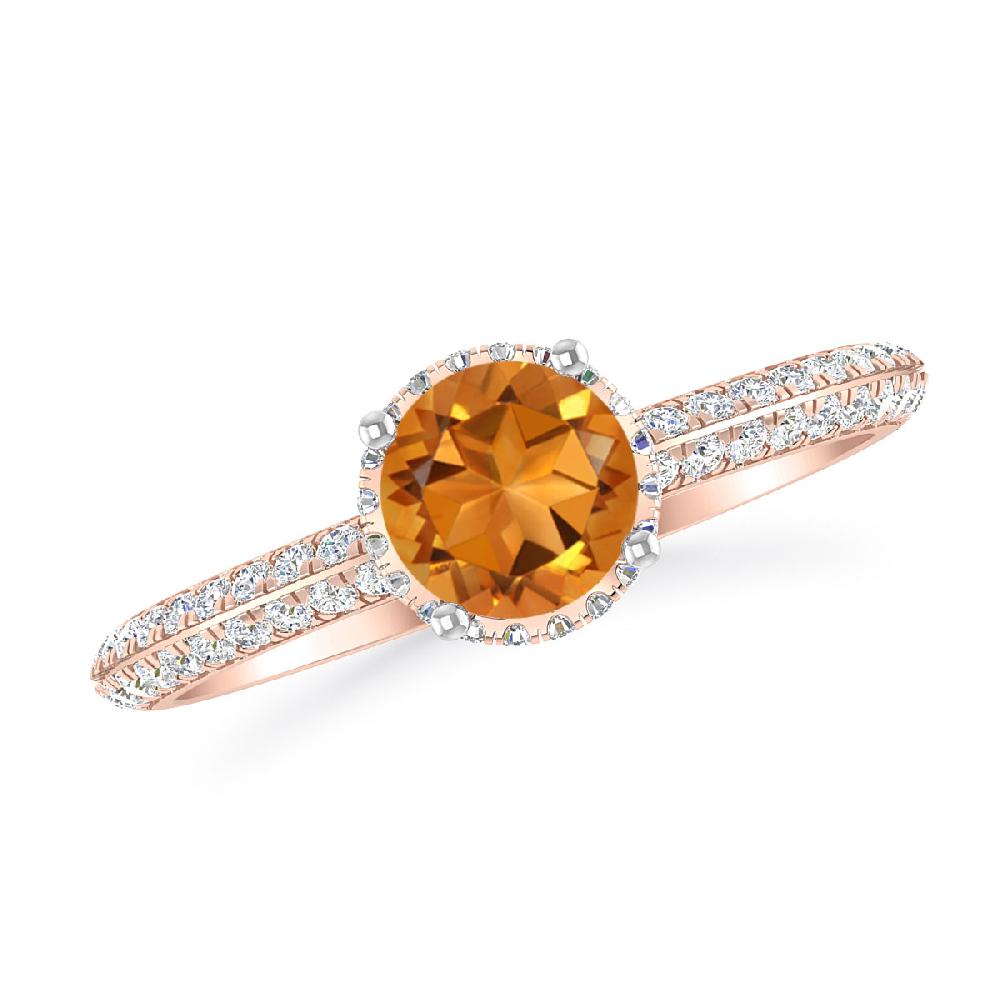 Rose Gold - Citrine