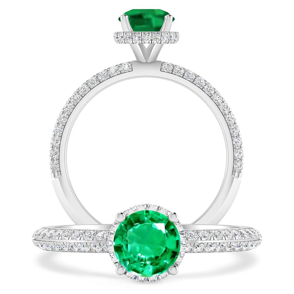 White Gold - Emerald