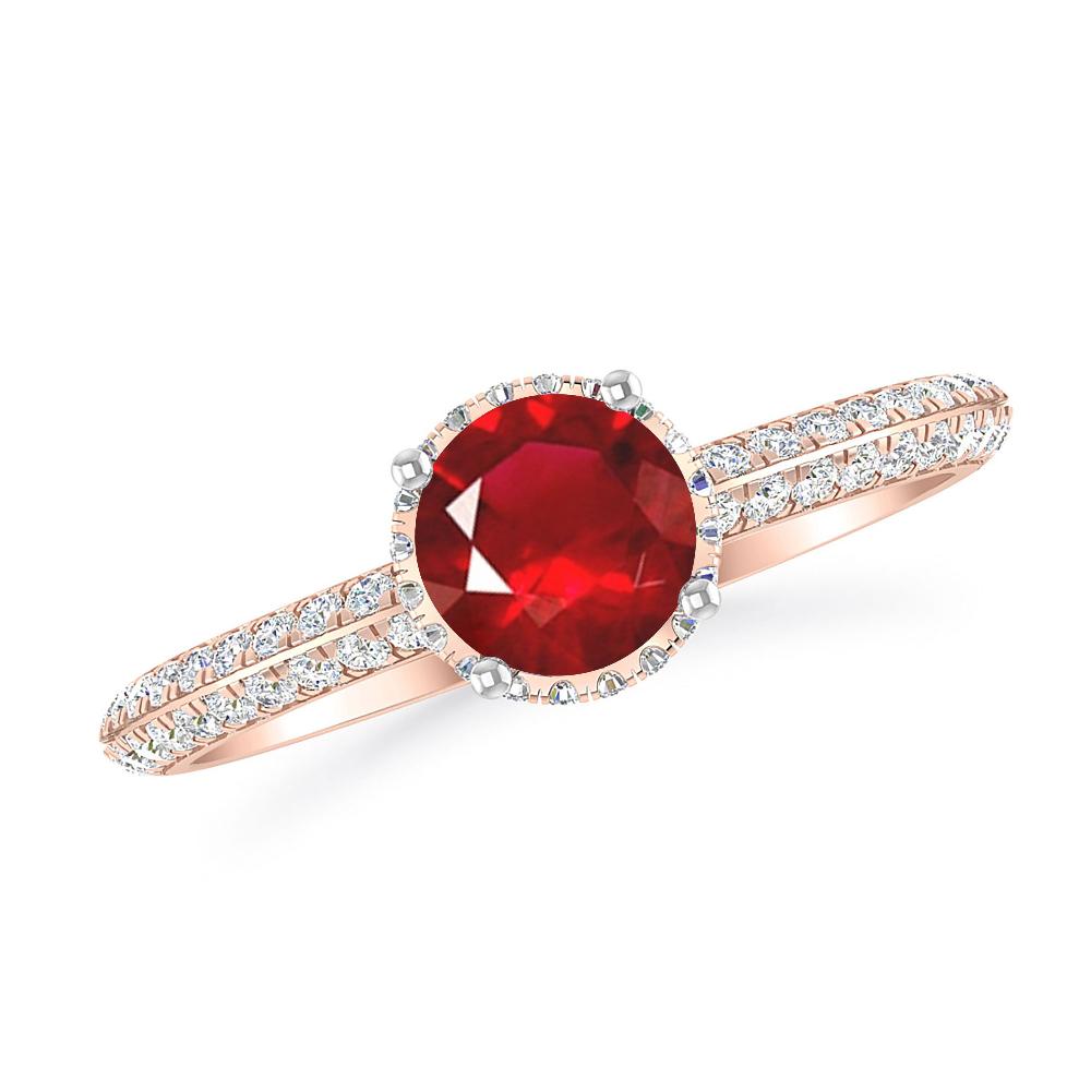Rose Gold - Ruby