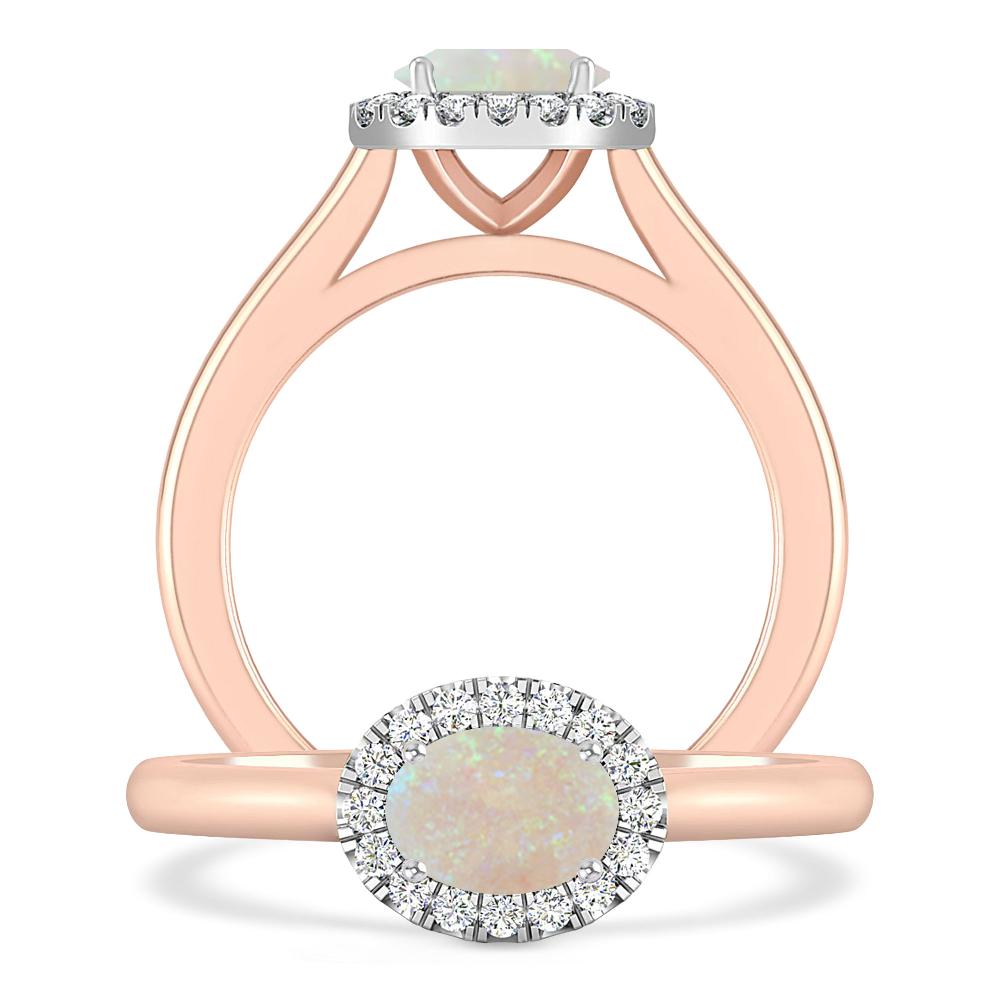 Rose Gold - Opal