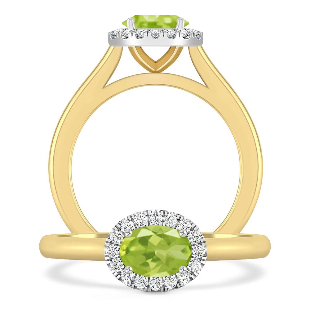 Yellow Gold - Peridot
