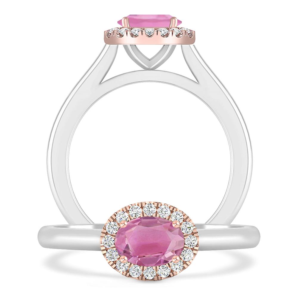 White Gold - Pink Tourmaline