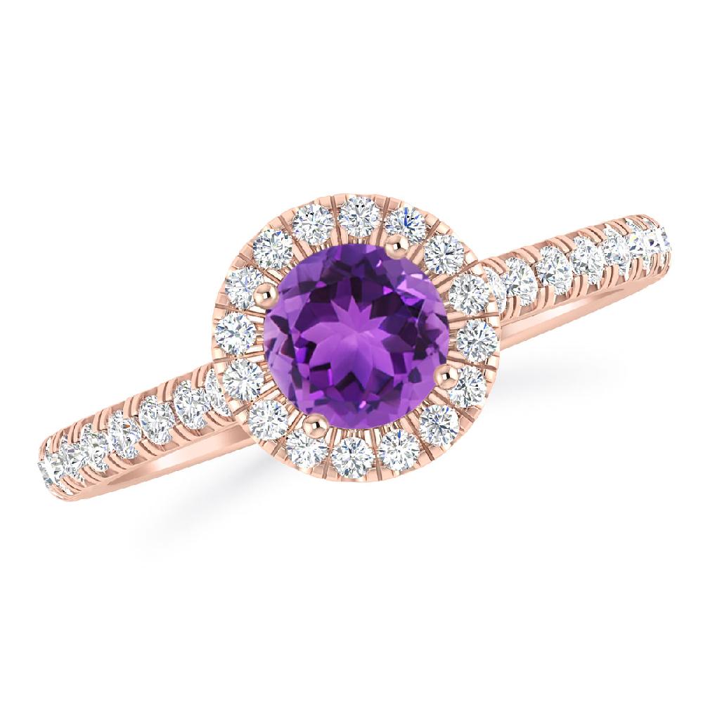 Rose Gold - Amethyst