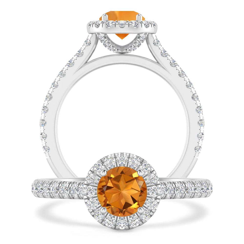 White Gold - Citrine