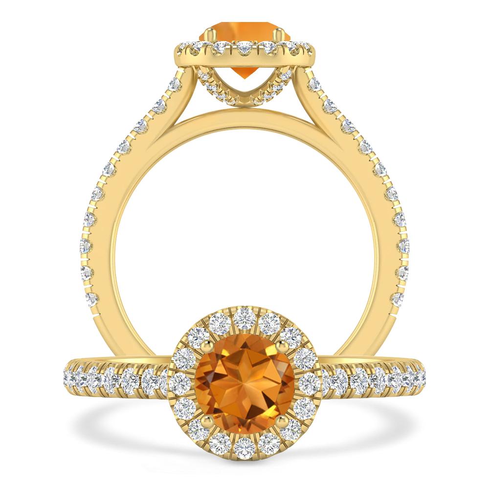 Yellow Gold - Citrine