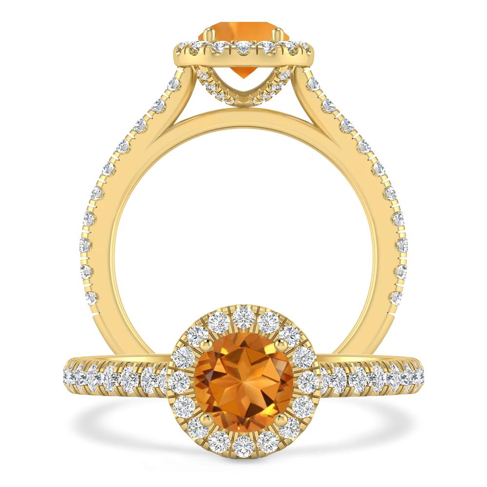 Yellow Gold - Citrine
