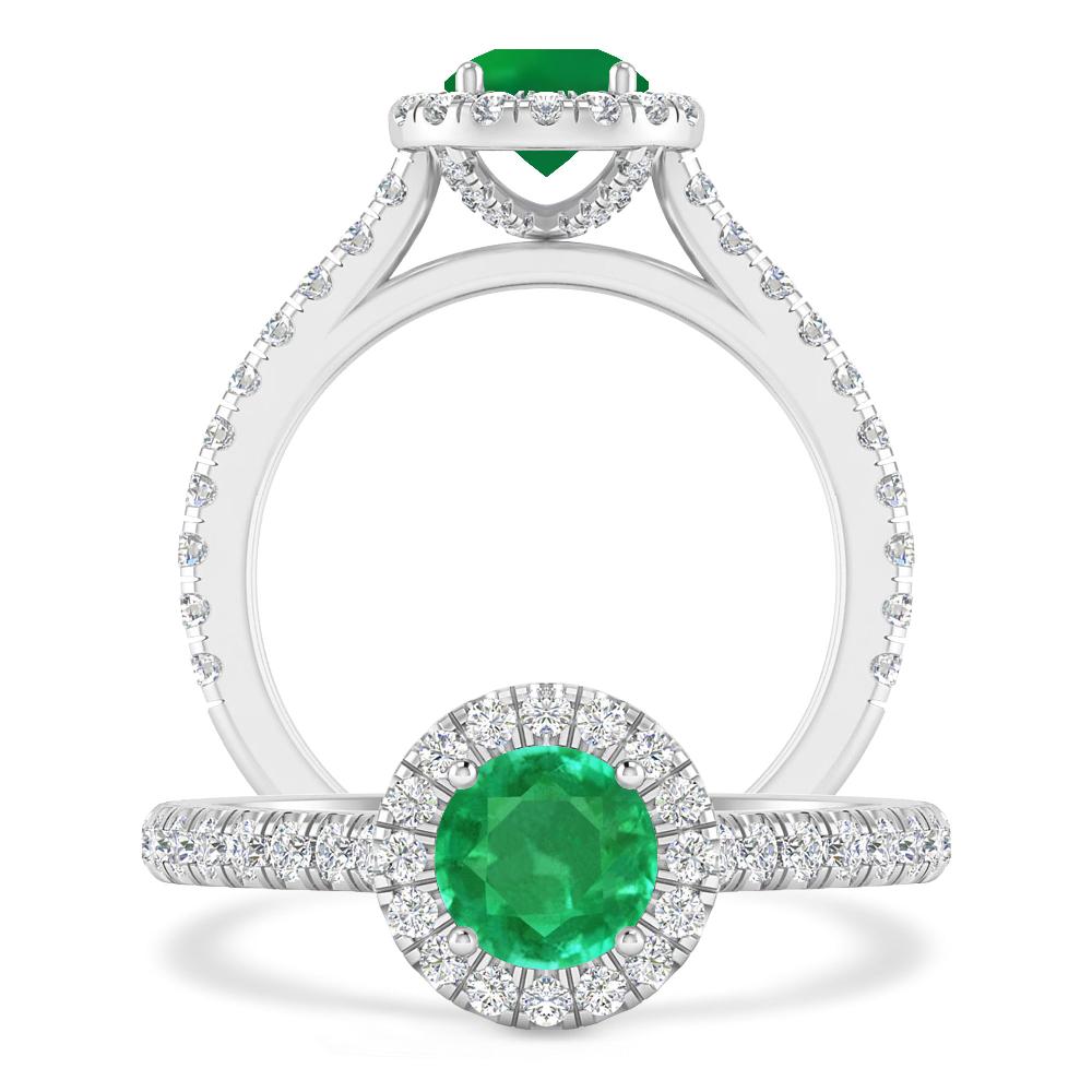 White Gold - Emerald