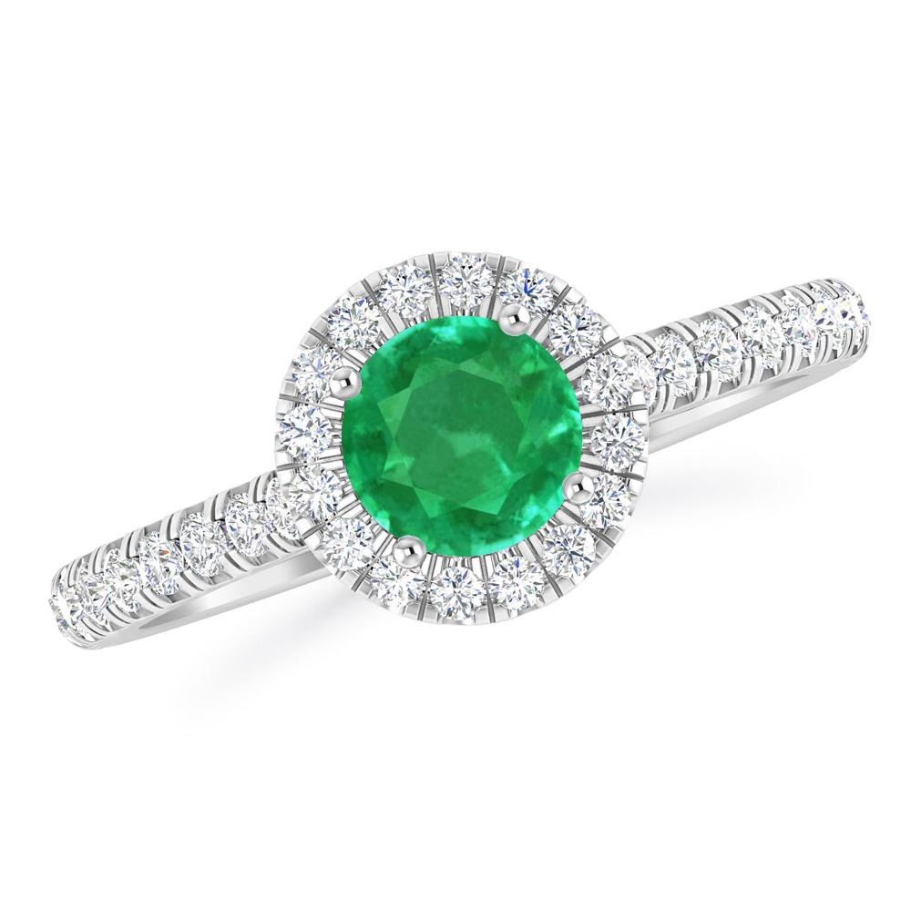 White Gold - Emerald