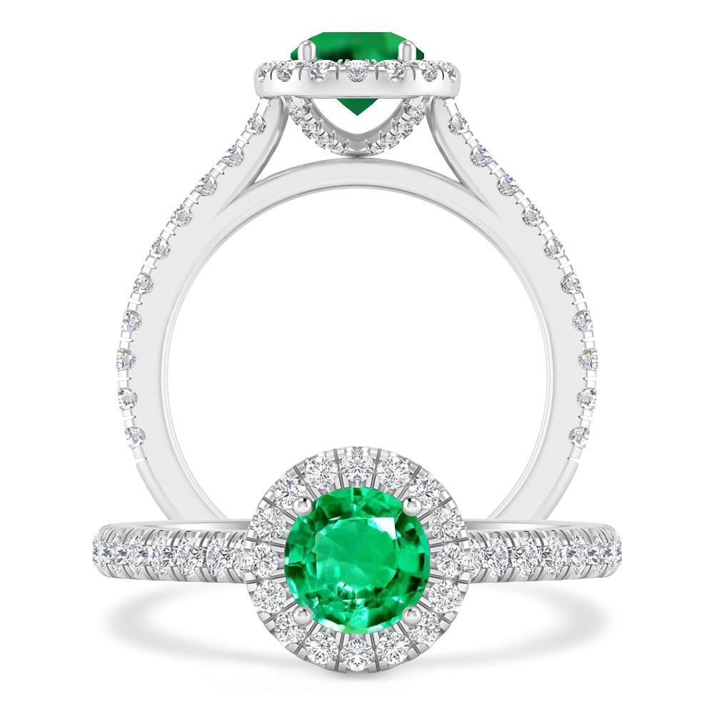 White Gold - Emerald