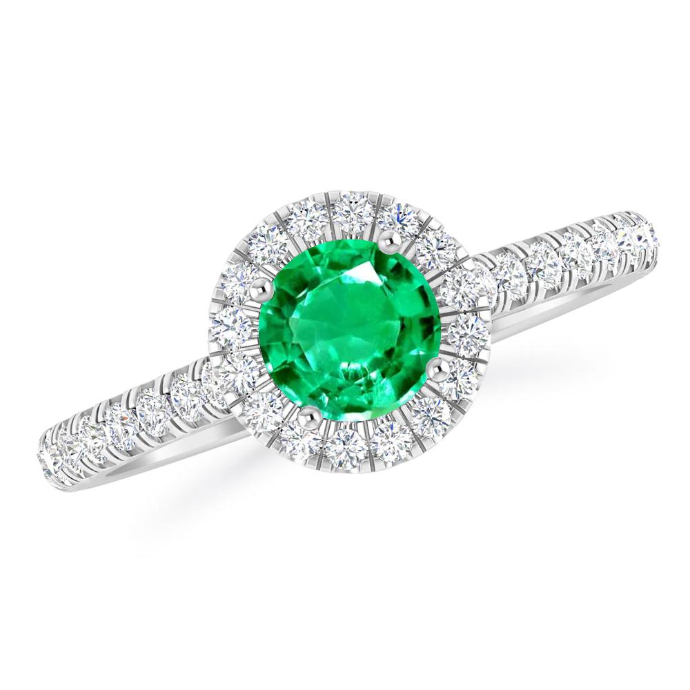 White Gold - Emerald