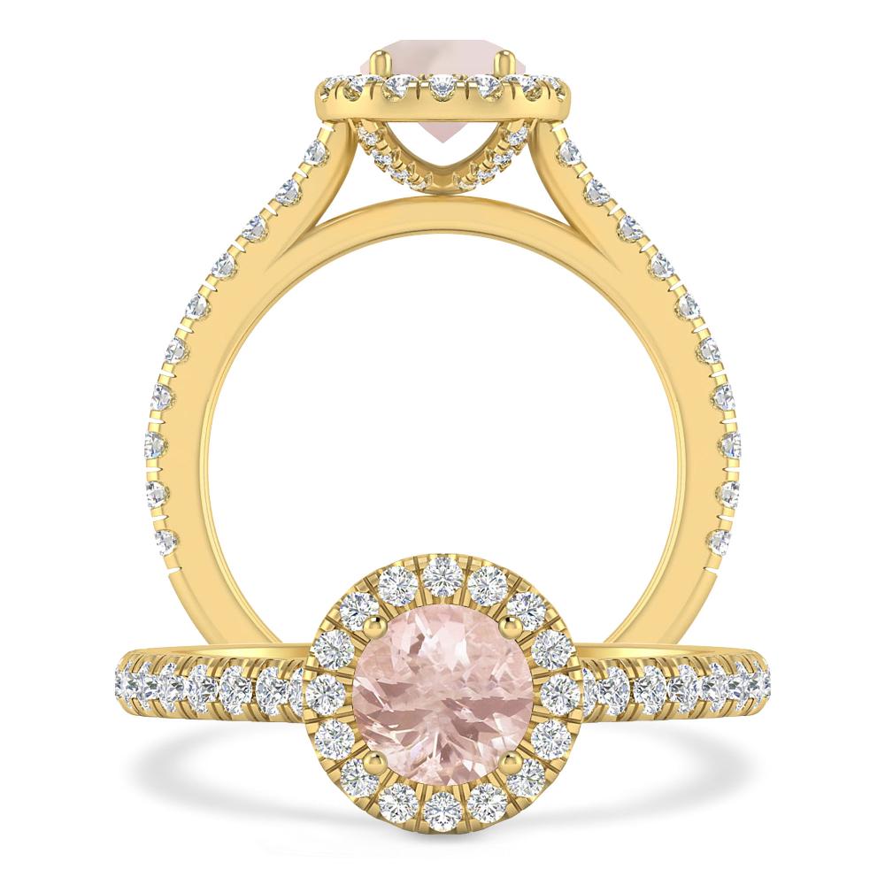 Yellow Gold - Morganite