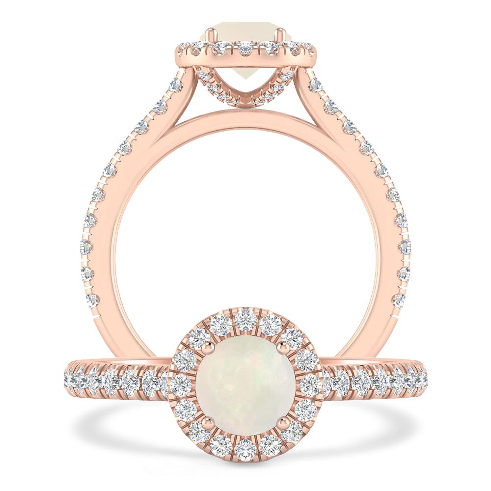 Rose Gold - Opal