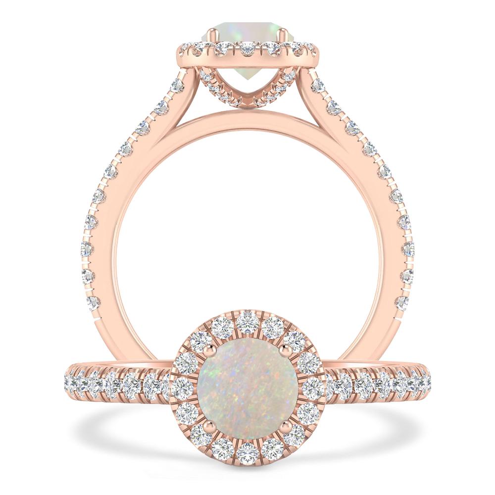 Rose Gold - Opal