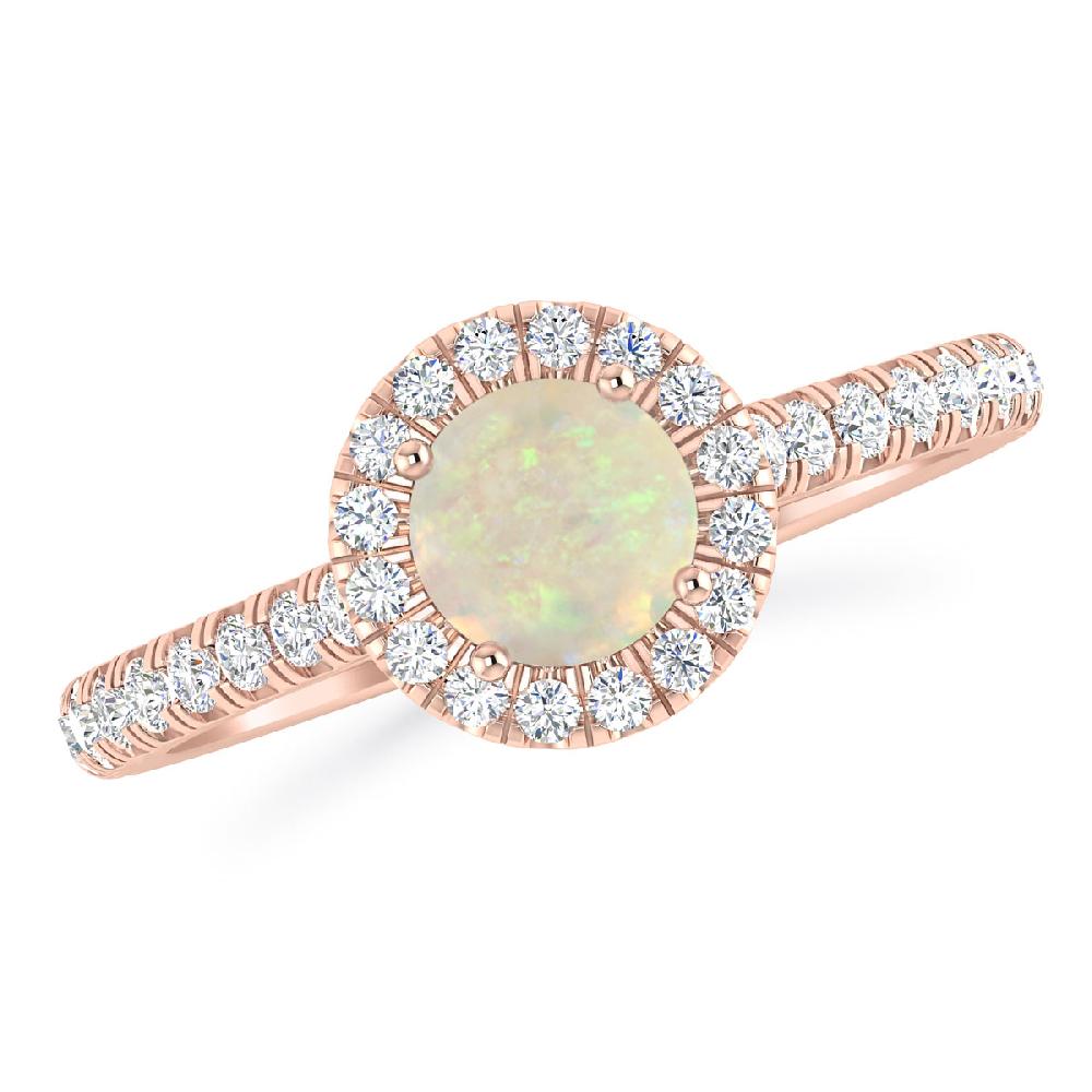 Rose Gold - Opal