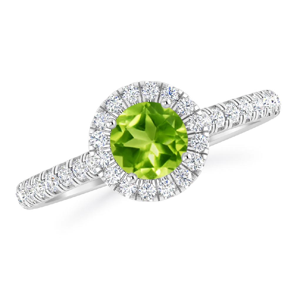 White Gold - Peridot