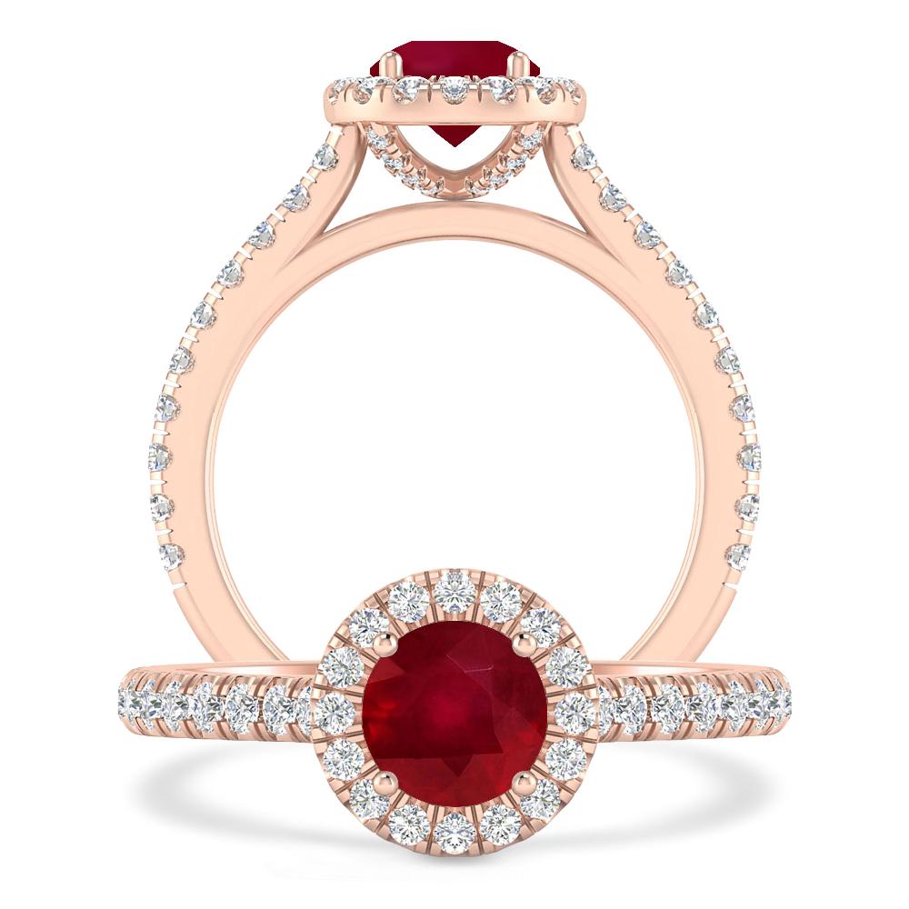Rose Gold - Ruby