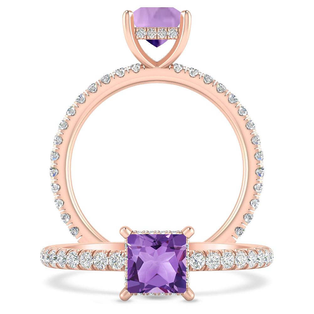 Rose Gold - Amethyst
