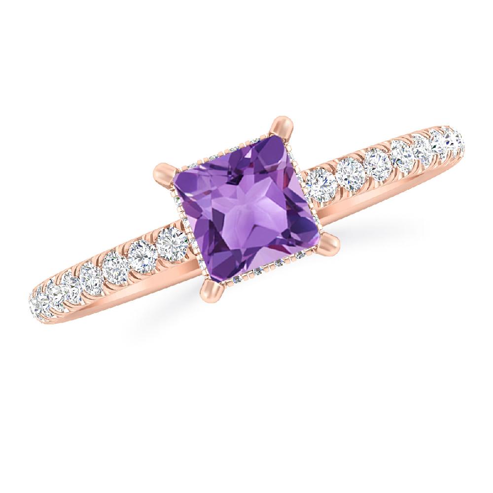 Rose Gold - Amethyst