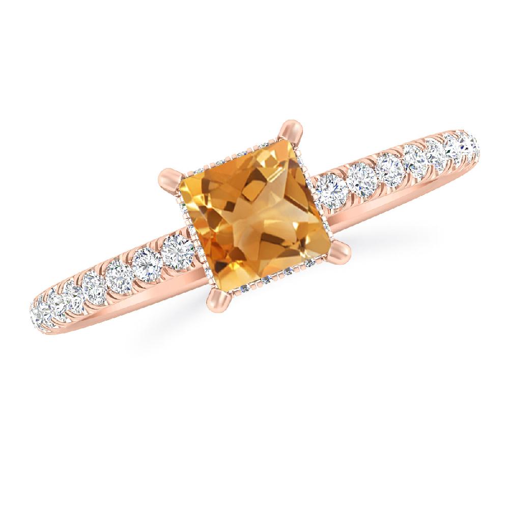 Rose Gold - Citrine