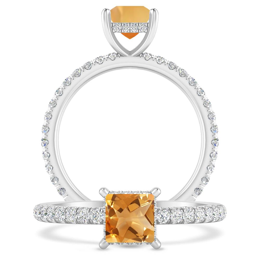 White Gold - Citrine