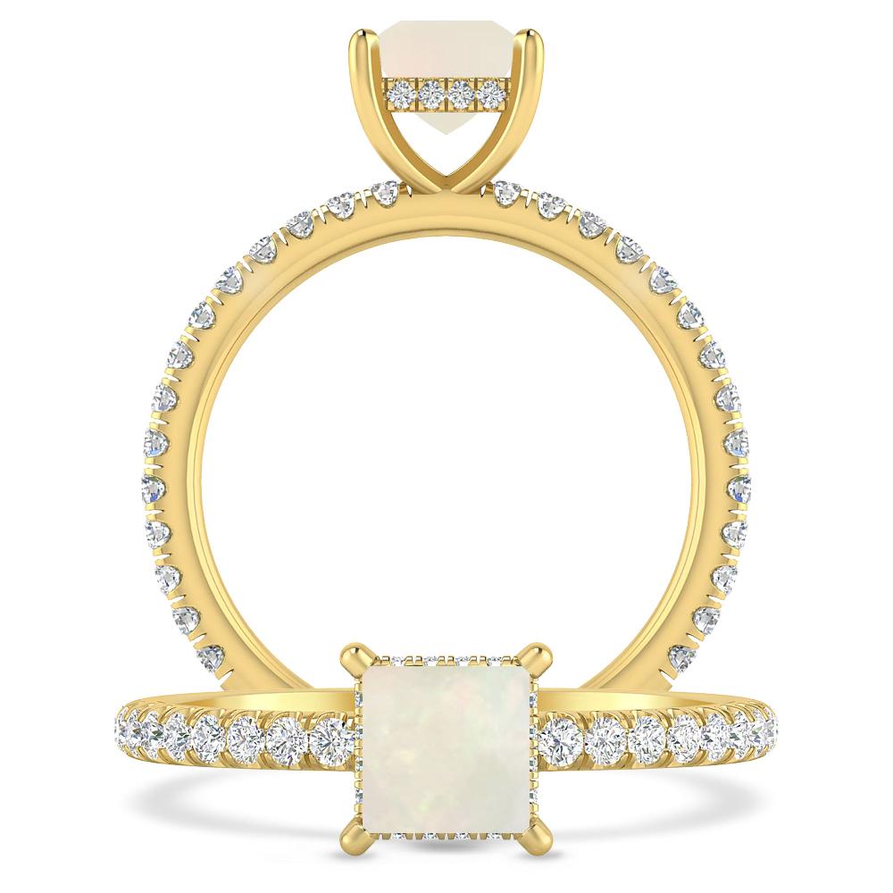 Yellow Gold - Opal