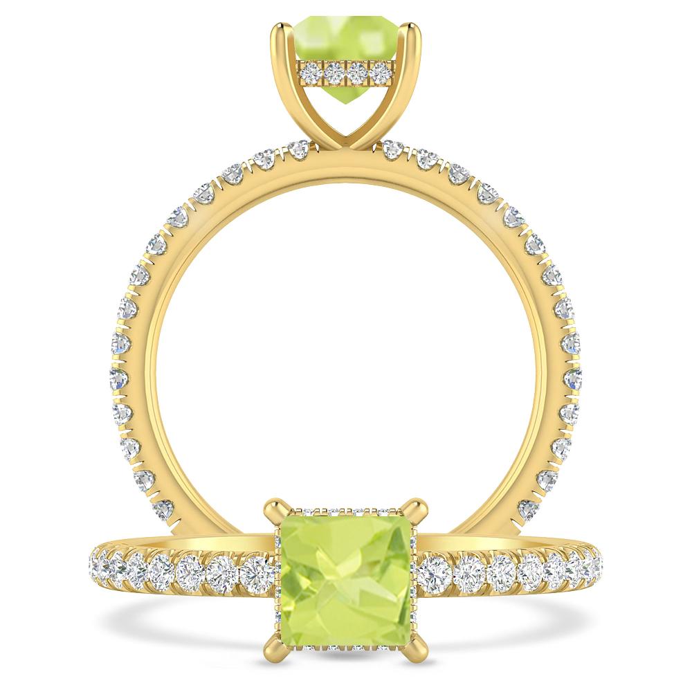 Yellow Gold - Peridot