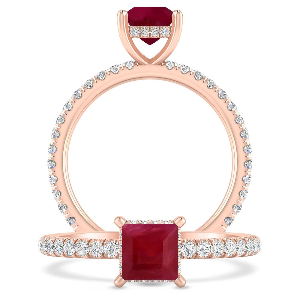 Rose Gold - Ruby