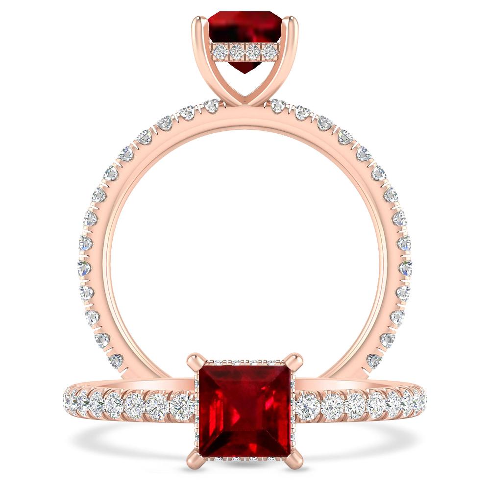 Rose Gold - Ruby