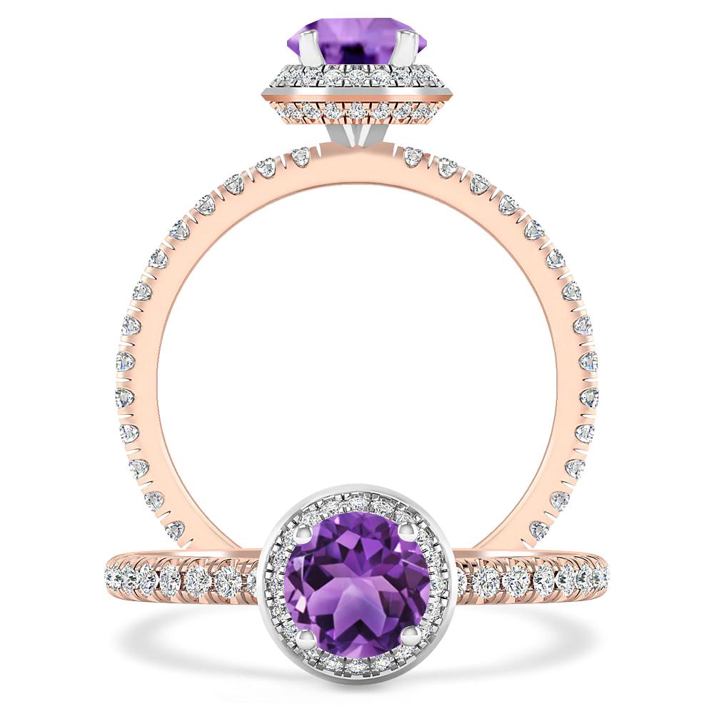 Rose Gold - Amethyst