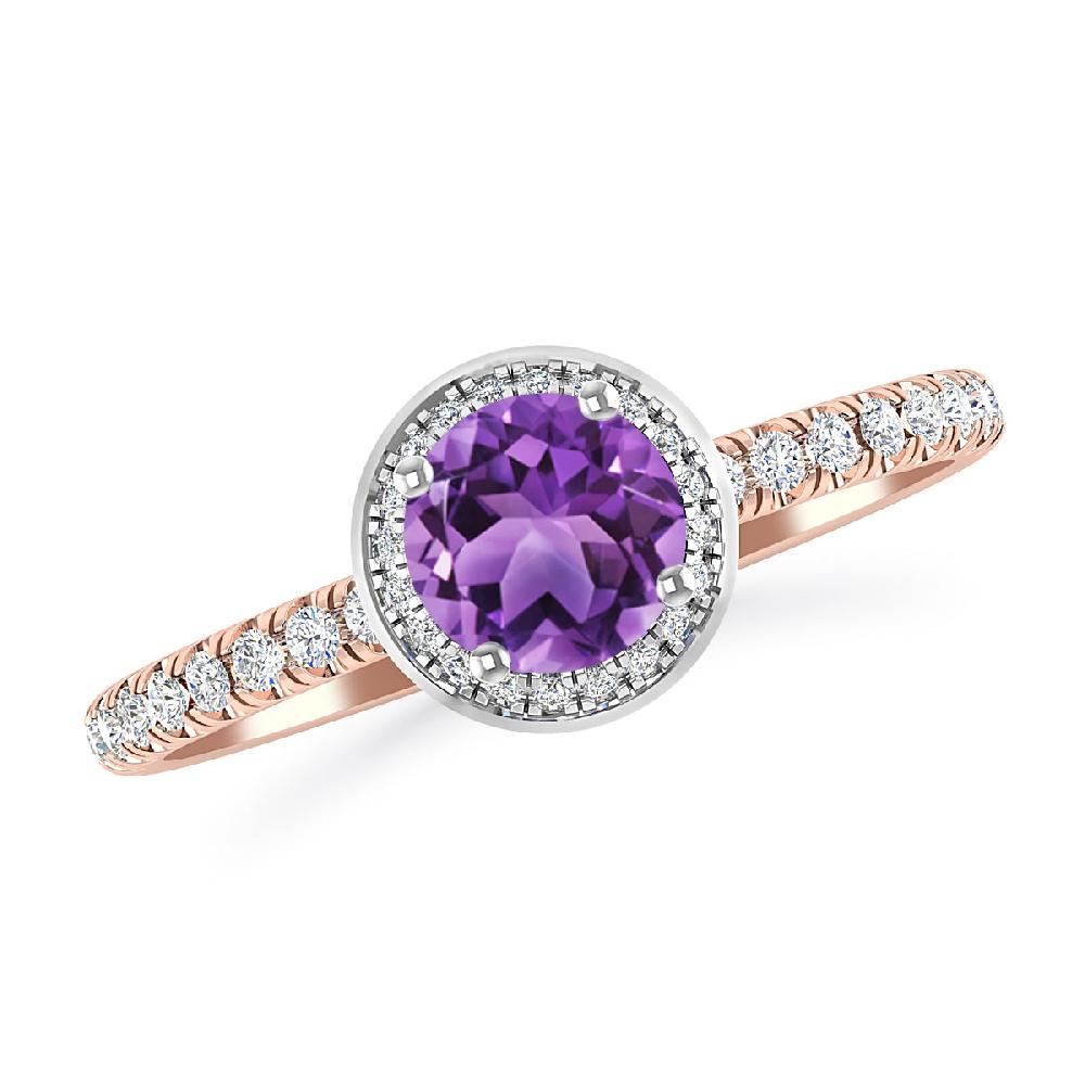 Rose Gold - Amethyst