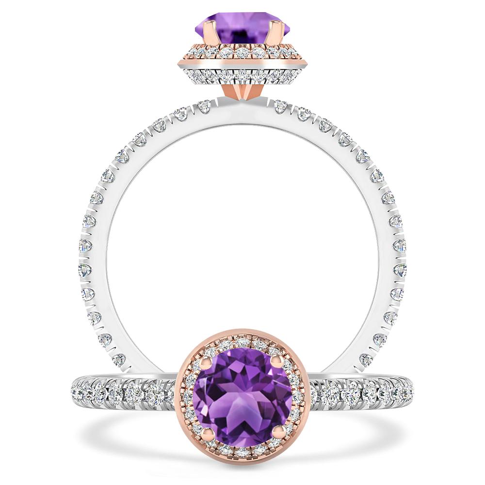 White Gold - Amethyst