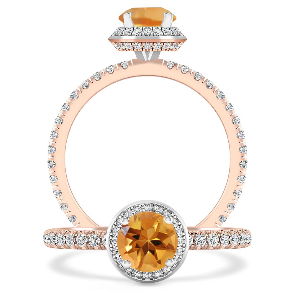 Rose Gold - Citrine