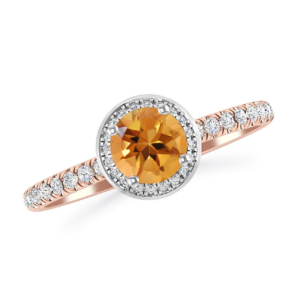 Rose Gold - Citrine