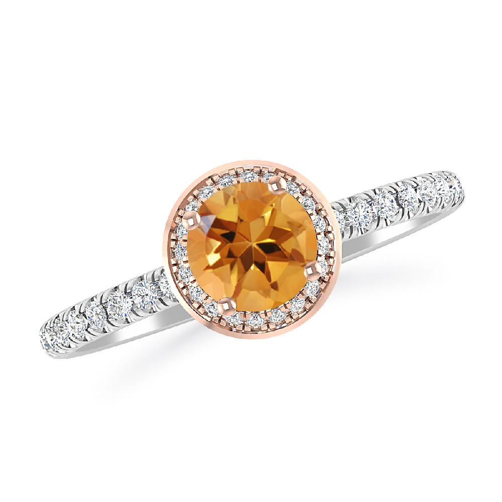 White Gold - Citrine