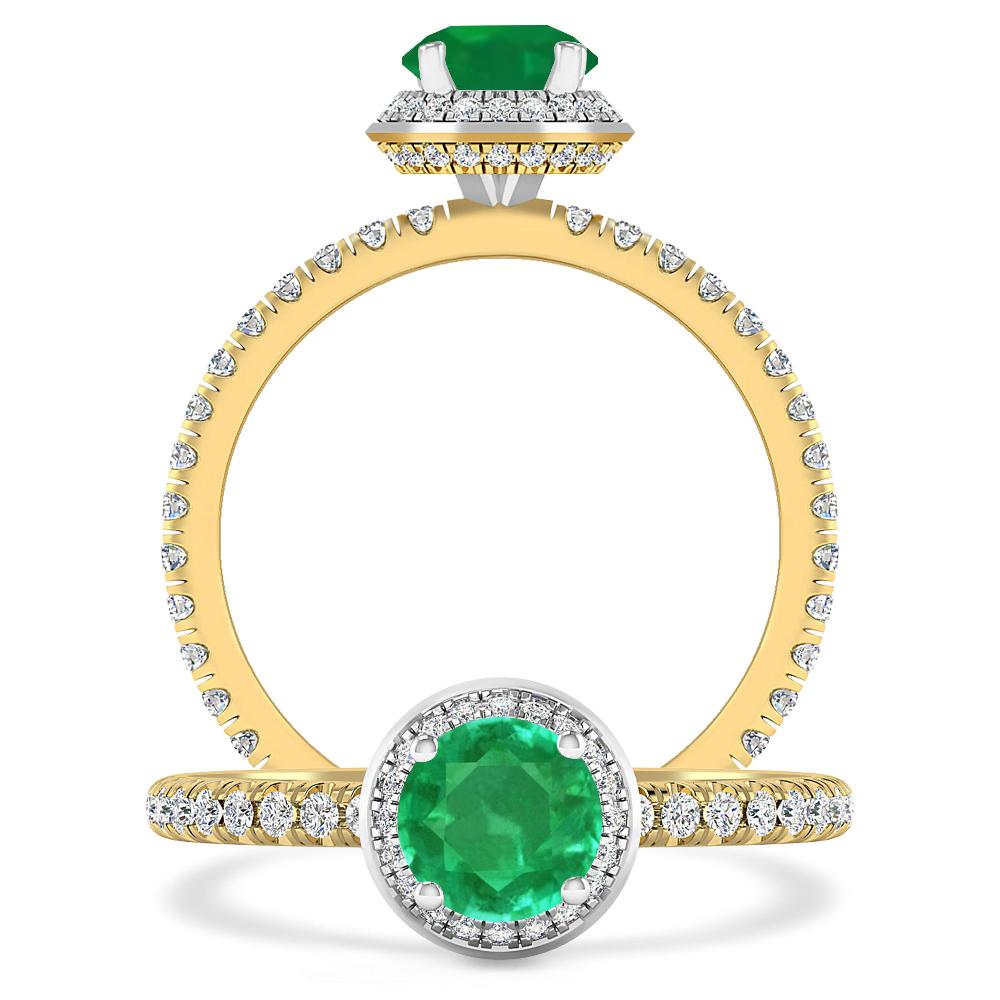 Yellow Gold - Emerald