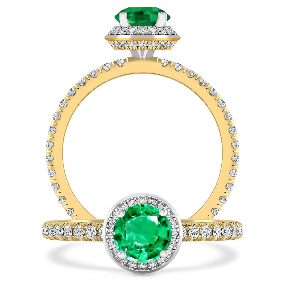 Yellow Gold - Emerald