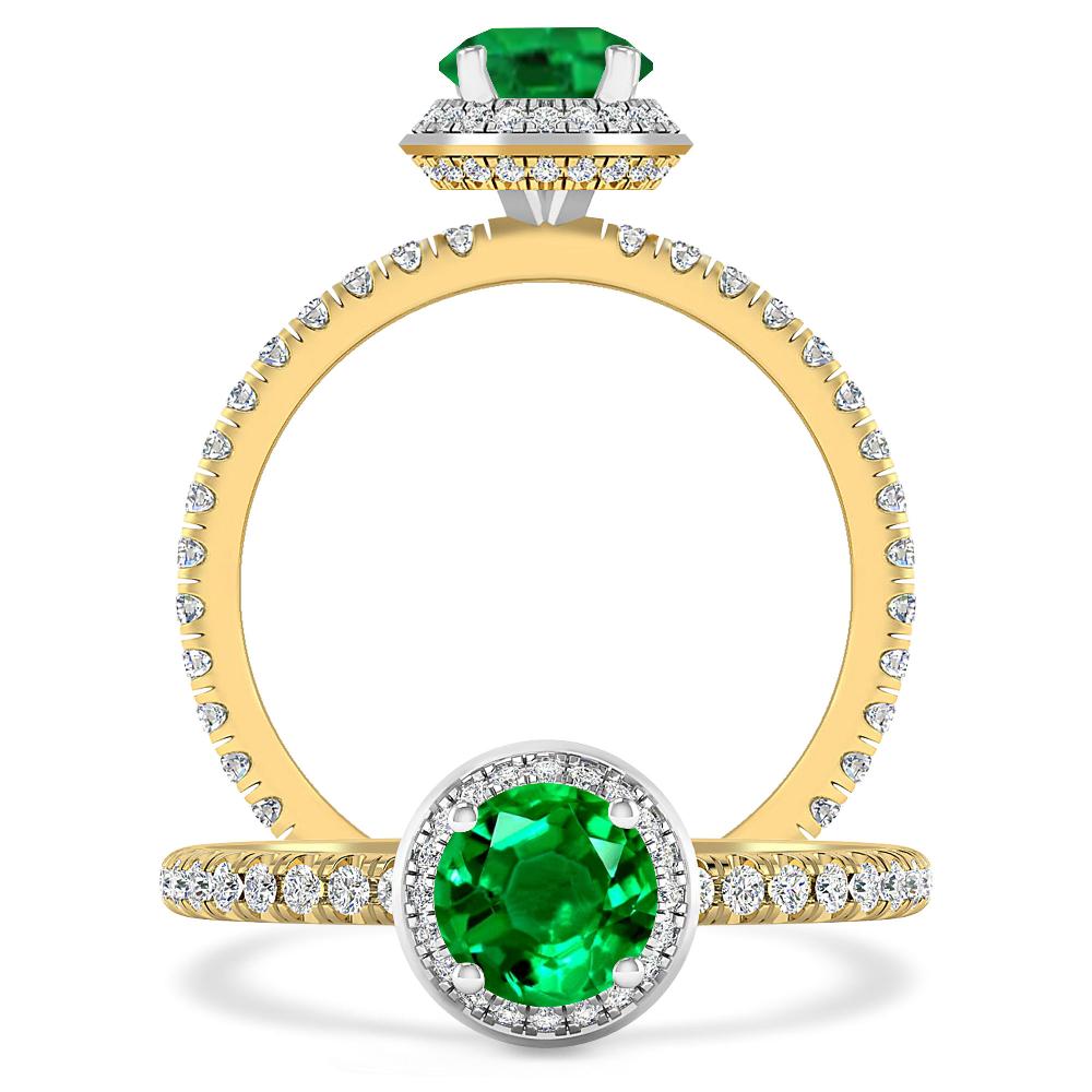 Yellow Gold - Emerald