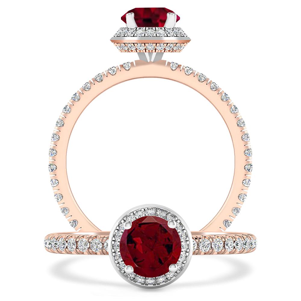 Rose Gold - Garnet