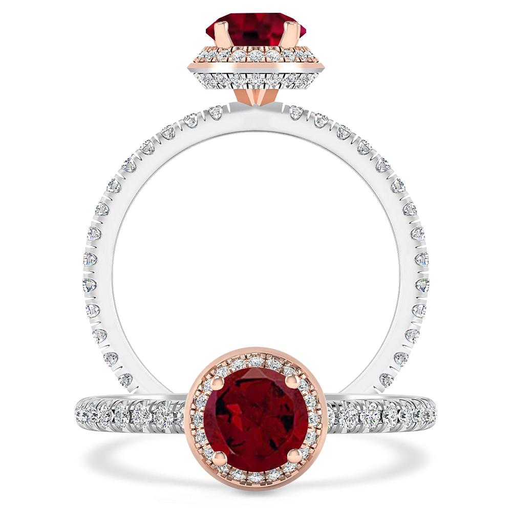 White Gold - Garnet