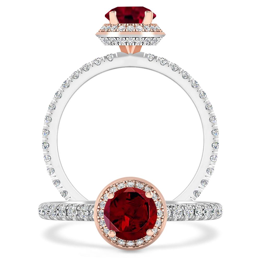 White Gold - Garnet